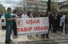 Gaziantep'te Doktorun Öldürülmesine Uşak'taki Doktorlar Da Tepki Gösterdi!