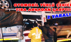 Kırmızı Işıkta Yavaşlayan Tıra Arkadan Çarptı!