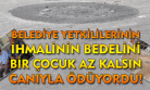 Logar kapağı açık unutulunca bisikletli çocuk içine düştü!