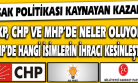 MHP'de İhraçlar Kesinleşti. CHP Kongre Sürecine Gidiyor,AKP'de Başarısızlığa Fatura Kesilemiyor. (Kulis Haber)