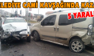 Arkadan Çarptığı Aracı Ters Çevirdi!