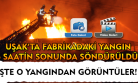 Tekstil fabrikasındaki yangın 6 saatin sonunda söndürüldü!