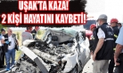 Tıra Arkadan Çarpan Otomobilde İki Kişi Hayatını Kaybetti!!