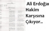 Uşak Belediye Başkanı Ali Erdoğan' a İlk Dava Resmen Açıldı. 