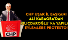 Uşak CHP'den Kılıçdaroğlu'na yapılan prostetolara tepki geldi!