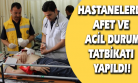 Uşak'ta Hastaneler Afet ve Acil Durumlara Hazır!