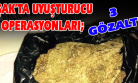 Uyuşturucu Operasyonlarında Gözaltına Alınan 3 Kişiden 2'si Tutuklandı!