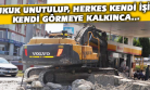 Yalım, Benzinliğe İş Makinalarıyla Girdi!