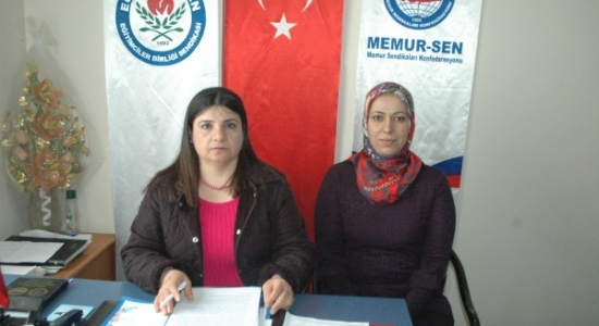 Uşak Eğitim Bir- Sen 8 Mart Dünya Kadınlar Günü İle İlgili Basın Açıklaması Yaptı.