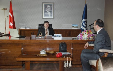 Uşak Üniversitesi Yeni Rektörü Prof. Dr. Sait Çelik'e Ziyaretler Devam Ediyor